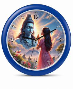 Personalized Modern Plastic Wall <b>Clock</b> Red Frame Digital Printed Decorative Timepiece Custom Gift for Home Office Holiday - Product Image 6