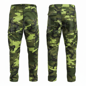 Multi Purpose Custom Design <b>Camouflage</b> <b>Cargo</b> Pants Lightweight Cotton New Style Multi Pocket Slim Fitted Outdoor Trousers Pants - Product Image 3
