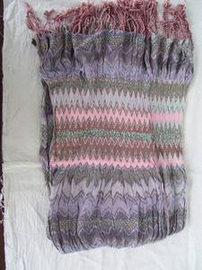 Bufanda larga de tela elástica de viscosa de algodón Colección de verano Bufandas de serigrafía - Product Image 2