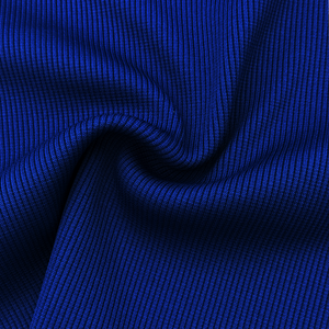 Tela de Punto Acanalado de Poliéster/Spandex de Diseño Único para Camisetas de Yoga - Product Image 4