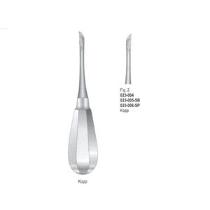 Élévateurs dentaires chirurgicaux Kopp Fig.2 |   Instruments d'extraction dentaire en acier inoxydable |   Outils dentaires Elevators certifiés CE - Product Image 1