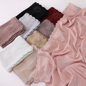 OEM Nuevo Hiyab de Moda Musulmán con Bordado de Lentejuelas y Diseño de Tarjeta Rota, para Oriente Medio, Asia Occidental e Indonesia - Product Image 1