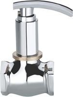 Robinet de lavage mural en laiton chromé avec bride pour machine à laver, robinet de lavabo durable pour eau froide