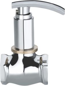 Robinet de lavage mural en laiton chromé avec bride pour machine à laver, robinet de lavabo durable pour eau froide - Product Image 3