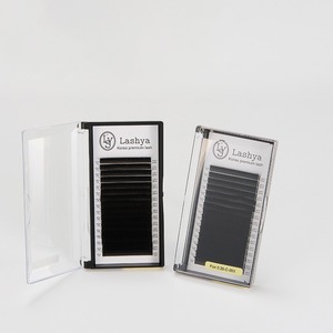 Extensions de cils individuelles plates Lashya pour extensions de cils classiques, forte adhérence, épaisseur 0,20 - Product Image 1