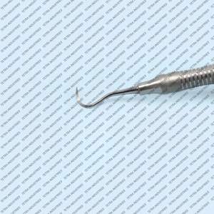 Curetas Gracey de doble punta Jacquette Sickle Scaler H5/J33 de acero inoxidable, instrumento quirúrgico dental manual, Clase II - Product Image 2