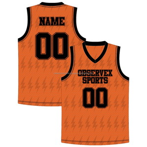Uniforme de Baloncesto de Alta Calidad, Jersey de Baloncesto de Malla, Ropa Deportiva, Diseño Reversible, para Hombres, Mujeres y Jóvenes, Retro, OEM - Product Image 1