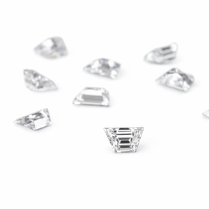 Wholesale 0.40 Ct/Pc Trapezoid Cut Loose Lab Grown White Color VVS-VS Diamonds Custom Jewelry Making Bulk Price SHRAMAN DIAMOND - Product Image 1