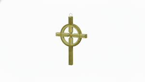 Parche masónico hecho a mano con hilo de oro, insignia bordada con cruz celta, accesorios de regalia personalizados para uniformes y chaquetas. - Product Image 3