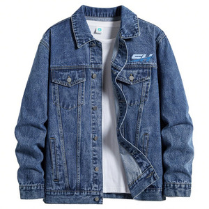 High Quality Custom <b>Men</b> <b>Denim</b> <b>Jacket</b> Custom Made Product Design Customized Casual Look Streetwear Low Price <b>Men's</b> <b>Denim</b> <b>Jacket</b> - Product Image 1