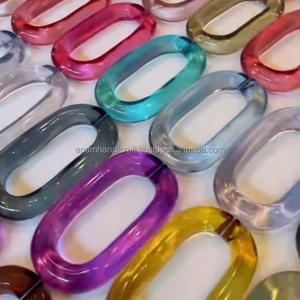 Décorations murales en chaîne acrylique modernes personnalisées, ornements en résine modernes faits à la main, suspendus pour la décoration de la maison, prêts pour le festival de Diwali - Product Image 4