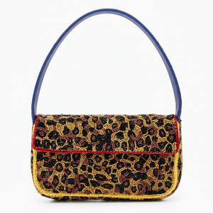 Handmade Caviar Tin Beaded <b>Shoulder</b> <b>Bag</b> <b>Women</b> Gourmet Food Flap Evening Clutch Novelty Underarm Purse Handbag - Product Image 5