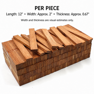 EFS OEM Supply - Chevilles carrées en bois dur gravées et durables et tiges en bois massif pour projets de menuiserie moderne en bois DIY - Product Image 2