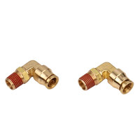 90 degrés 1/2 "Tube X 1/2" NPT DOT raccord de frein à air mâle connecteur coudé pivotant