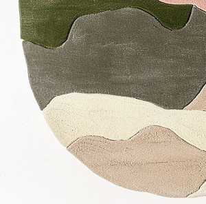 Alfombra de Lana/Algodón Hecha a Mano Personalizada, Moderna, para Uso Doméstico, con Diseño Floral de Pelo Alto, Lavable, con Forma y Logotipo Adorables, de Proveedor de la India - Product Image 4