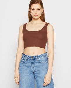 เสื้อกล้ามครอปสำหรับผู้หญิงเสื้อกล้ามเอวลอยพร้อมบราเสื้อกล้ามเซ็กซี่ทรงหลวมฤดูร้อนเสื้อถักแบบลำลองระบายอากาศได้ดีเสื้อครอปแห้งเร็ว - Product Image 4