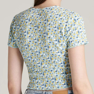 Top Corto Informal para Mujer, Tejido Ligero, Fácil de Usar Diariamente, Top Corto para Mujer, Ajuste Cómodo - Product Image 6