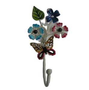 Gancho de pared de diseño de hierro decorado - Product Image 1