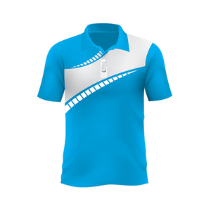 Custom Wholesale Latest Design Men Colorful Sublimation Hip Hop Short Sleeve Men Polo T Shirts - Product Image 4