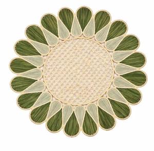 Elegant Rattan <b>Placemat</b> Handmade Natural Weave Dining Table Mat <b>Round</b> Heat Resistant Home Decor - Product Image 1