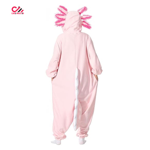 CARE MASTER Pijama de Forro Polar con Capucha para Mujer, Color Rosa, con Cremallera Completa, Suave y Adorable, con Diseño de Animal, Ropa de Dormir para Invierno - Product Image 2