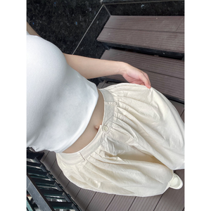 กางเกงลำลองผู้หญิง Low Moq น้ำหนัก 220 กรัม แฟชั่นสตรีทแวร์ฤดูร้อน ผ้าธรรมชาติ ผู้ผลิตจากเวียดนาม มีตัวอย่างฟรี ลายลูกไม้เพ้นท์ - Product Image 6