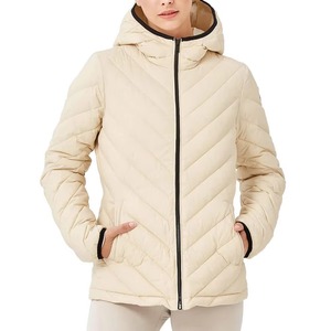 Veste matelassée surdimensionnée pour femme, imprimée sur mesure, chaude, imperméable, coupe-vent, respirante, à capuche, rembourrée, matelassée, style bubble coat - Product Image 1