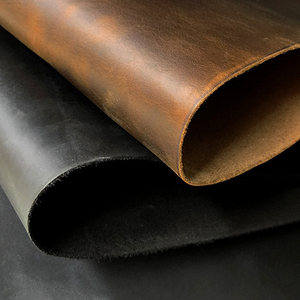 Crazy Horse Grain Pattern Cow Skin Custom Design Genuine Environmental Leather for Skirts Home Decor Crafts Belts Handbags - Product Image 4