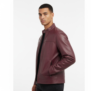 Chaqueta de Cuero para Hombre, Diseño Personalizado, Detalles Elegantes, Forro Interior Suave, Prenda Exterior Clásica e Informal de Primera Calidad - Product Image 4