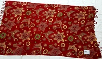 Pañuelos largos de rayón con estampado animal hechos a mano para mujer, pareos y sarongs multicolor, ropa de playa de verano, estampados en serigrafía, venta al por mayor.