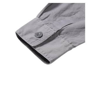 Industrial <b>Work</b> Jacket <b>Men</b> Cotton Workwear Durable Protective Jacket Long Sleeve Safety Jacket Multi Pocket <b>Work</b> Construction - Product Image 6