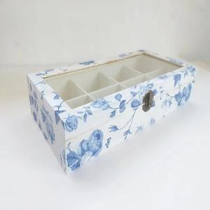 Boîte de rangement en bois imprimée de qualité commerciale pour affichage de logo, accessoire de vente en gros - Product Image 1