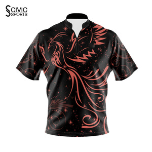 Custom Digital Print Sportswear Baseball Football Soccer Hockey Cycling Rugby Jersey Fishing Golf Dart <b>Bowling</b> - Product Image 1