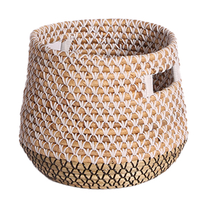 Cesta de almacenamiento tejida Bohemia sin ASAS-Material PE decorativo para zapatos y herramientas, perfecto para uso en la sala de estar - Product Image 5
