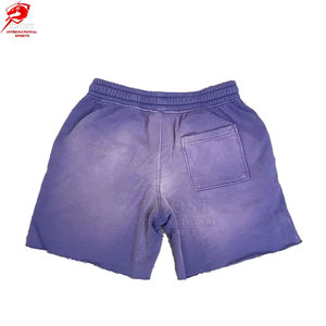Pantalones Cortos Casuales Clásicos para Hombre, Estilo Lavado, Ajuste Cómodo, Lavado Ácido, para una Apariencia de Moda Atemporal - Product Image 2