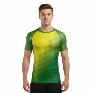 Custom Men's Grappling Rash Guard OEM Private Label <b>Athletic</b> Compression Shirt Manufacturer - Product Image 1
