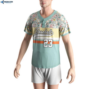 Full Button <b>Baseball</b> <b>Jersey</b> Custom Print Team Wear <b>Bulk</b> Wholesale Quick Dry <b>Baseball</b> <b>Jersey</b> Custom Sublimation Team Sports Shirt - Product Image 5