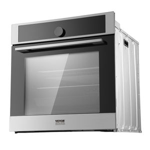 Single 24\" Electric Built-In Wall Oven with 16 <b>Cooking</b> Functions and 3150W 2.68 Cu.Ft Capacity 3150W <b>Timer</b> - Product Image 1