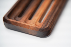 Jabonera de Madera Moderna y Minimalista, Bandeja para Jabón de Baño de Madera Natural con Diseño de Secado Rápido - Product Image 4