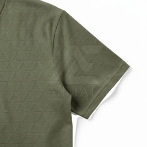 Camiseta personalizada con relieve, de algodón de alta calidad, gruesa, de manga corta, estilo urbano, para hombre. - Product Image 3