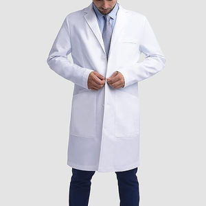 Bata de Laboratorio Blanca Ligera para Hombre, Talla Grande, para Uso Médico Diario, con Detección de Agujas, Material de Alta Calidad - Product Image 6