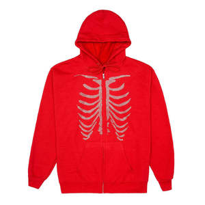 Best Quality Men's Oversize Thermal Hoodie Pocket Solid Customized Rhinestones Digital Printing 100% Cotton Breathable Quick Dry - Product Image 2