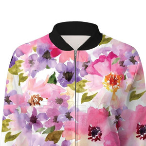 Custom Design Lifestyle Women Printing Varsity <b>Jackets</b> Fashion Focused Garment For Modern Urban Dressing For Adult - Product Image 3