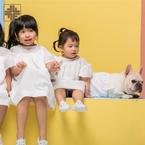 ODM Materiales a prueba de arrugas Simple Wear Rompers Vestido para niñas - Product Image 4