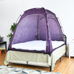 Tenda da letto per giochi al coperto con borsa per il trasporto, tenda giocattolo per la privacy sul letto - Product Image 4
