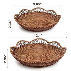 Frutero de ratán de alta demanda que agrega un toque cálido y orgánico que mejora la comodidad de su espacio de cocina - Product Image 1