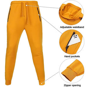 Conjunto deportivo informal para hombre con capucha, mezcla de algodón, tela transpirable, corte ajustado, chaqueta con cremallera, pantalones, ropa de gimnasio, para correr, entrenamiento deportivo. - Product Image 4