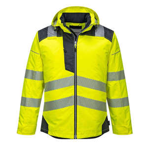 Customized Working Safety Jacket for Workers with High Quality Zipper Canvas Fabric <b>Quilted</b> Design and Front Logo - Product Image 2