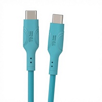 Cable de Carga Rápida USB-C 60W 2026, Durable, Conductor de Cobre Puro, Revestimiento de PVC Trenzado, 0.3M, para Computadora, Auto, Android/iOS Tipo-C