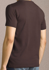 Camiseta de Algodón Estampada para Hombre, Estilo Casual, Cuello Redondo, Manga Corta, Transpirable, Corte Regular, para Uso Diario, OEM ODM - Product Image 2